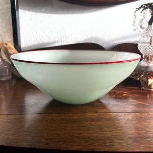 Hand Blown glass bowl